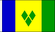 Saint Vincent Table Flags